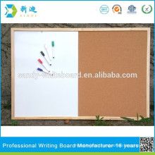 half whiteboard half cork board com board